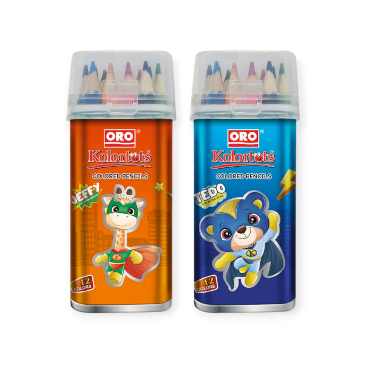 ORO KOLORTOTS COLORED PENCILS (12'S)